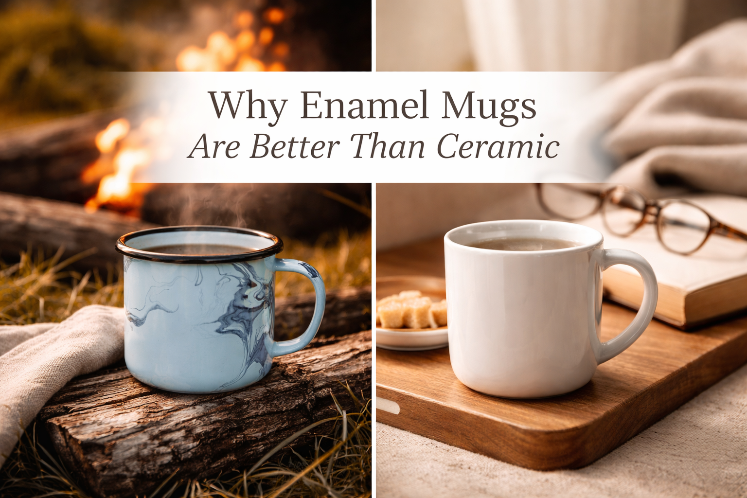Why Enamel Coffee Mugs Are Better Than Ceramic Ones