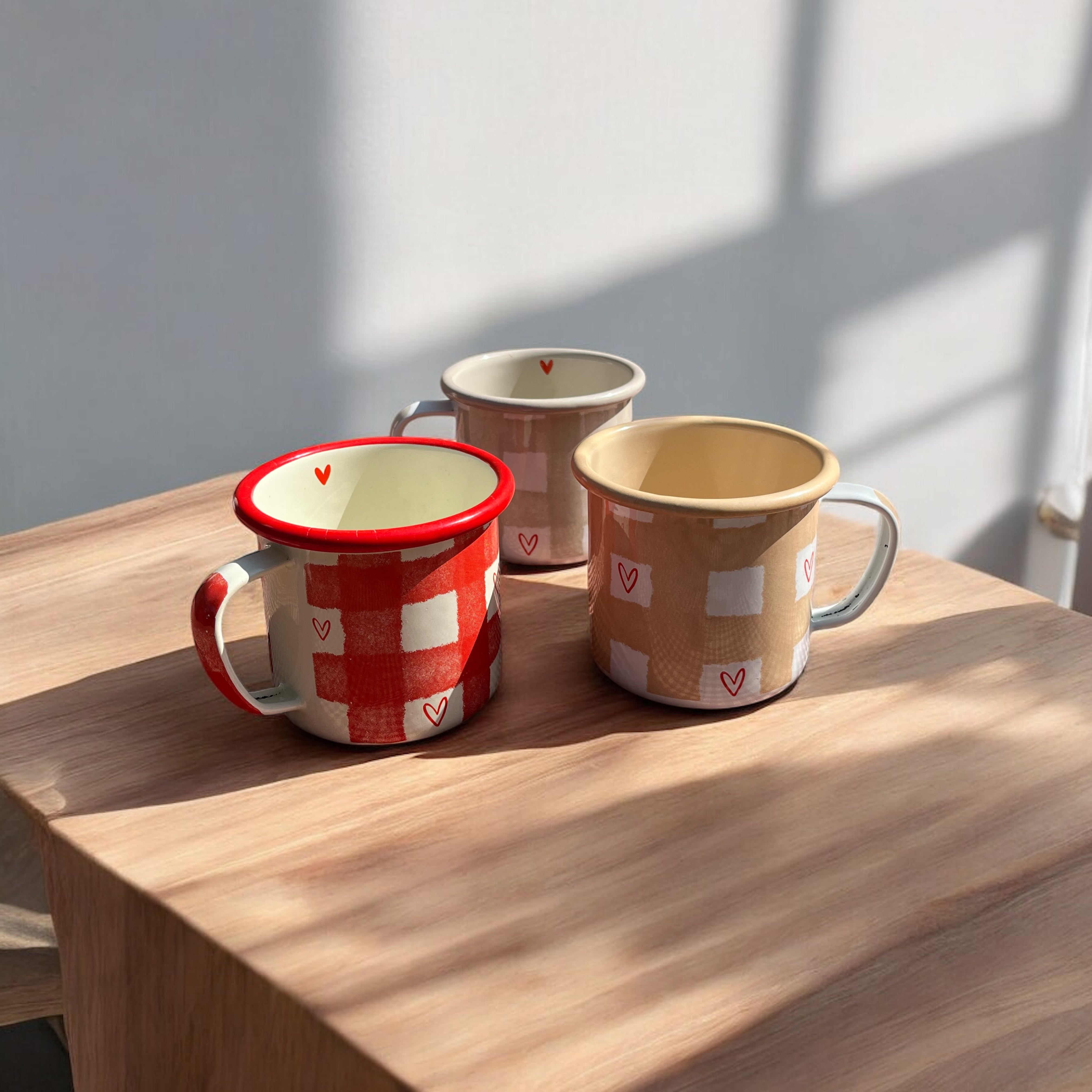 Cozy Heart Coffee Mugs 350ml