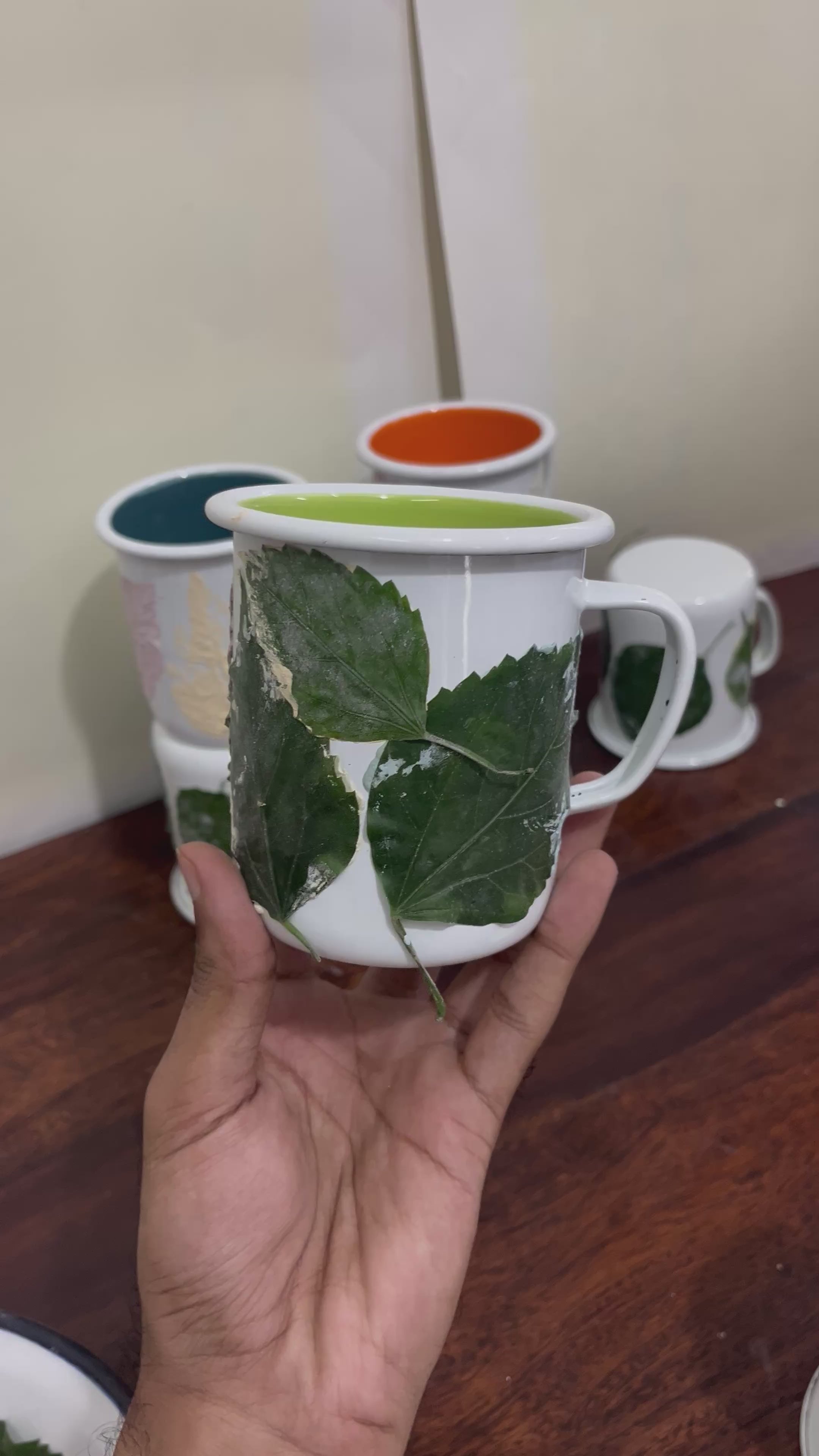 How to make Leaf Coffee Mug