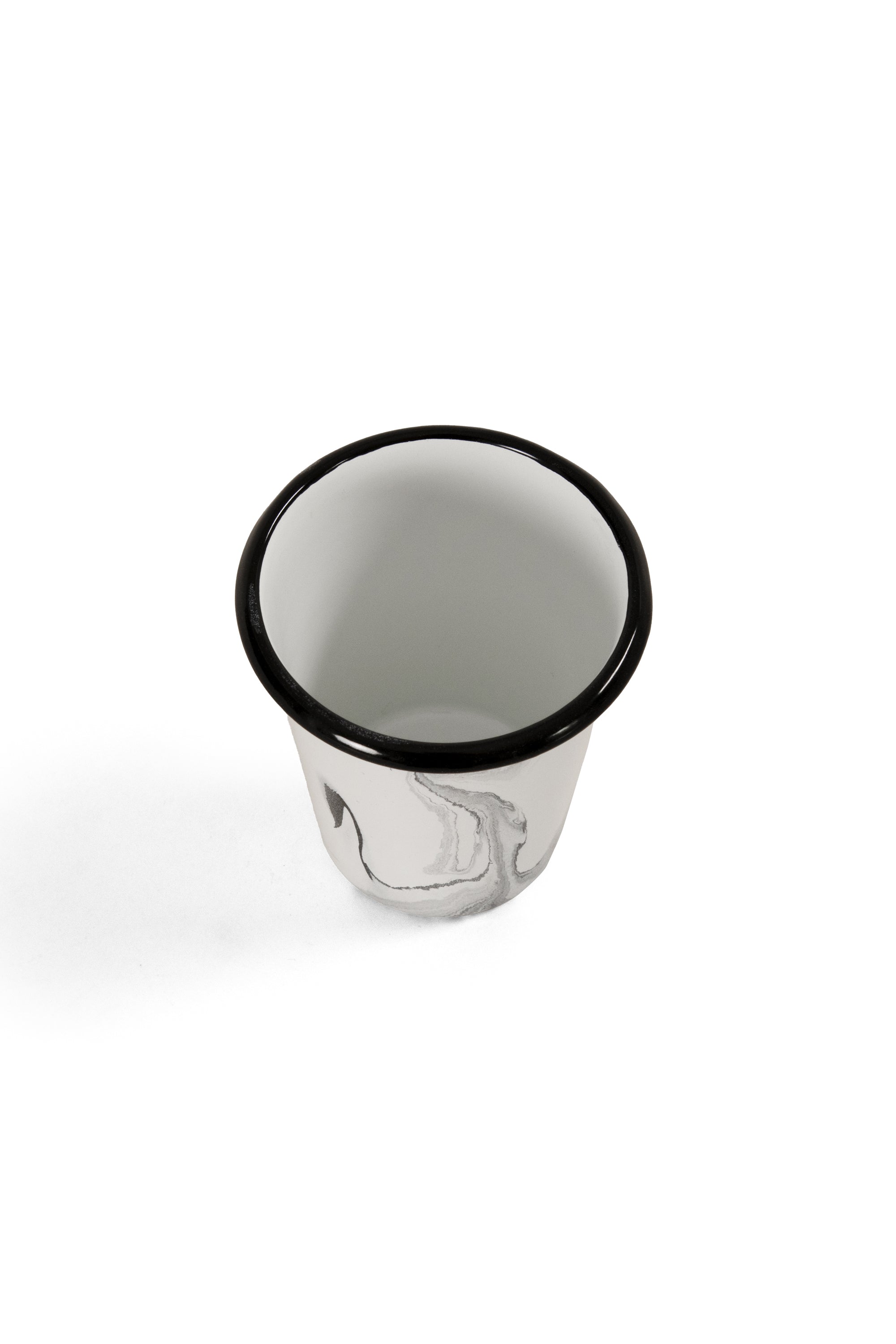 Noir Swirl Enamel Tumbler