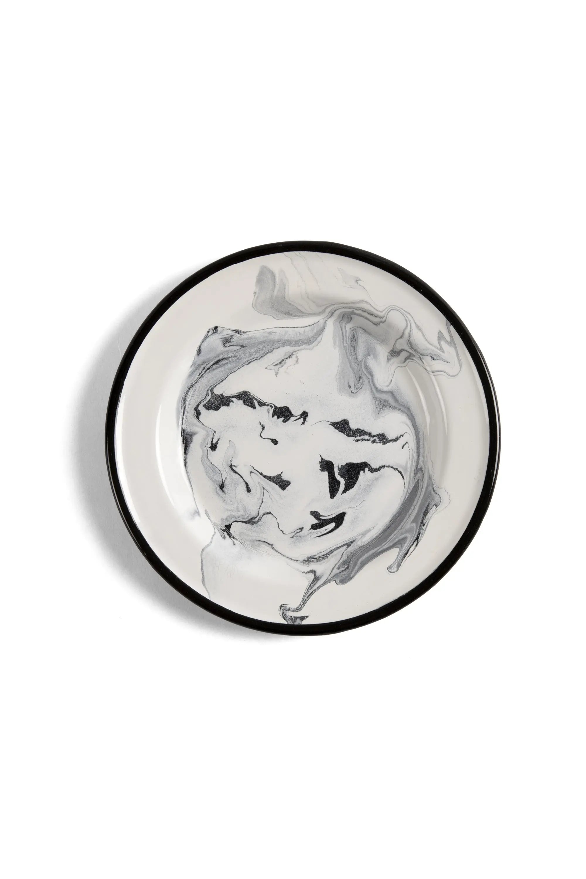 Enamel dinner plates
