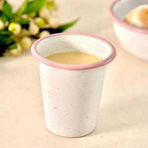 Blush Speckled Enamel Tumbler