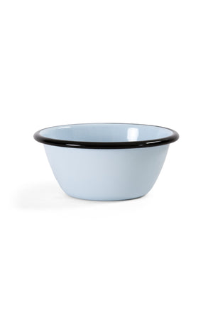 Cerulean Enamel Salad Bowl