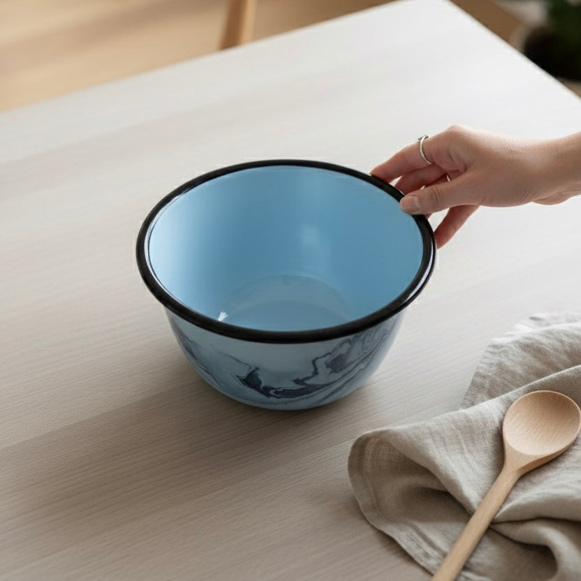 Blue Swirl Mixing Bowl