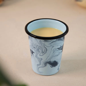 Blue Swirl Enamel Tumbler
