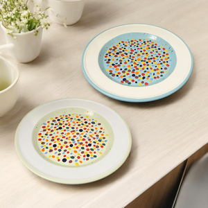 Gems enamel dinner plate set of 2 – gift box
