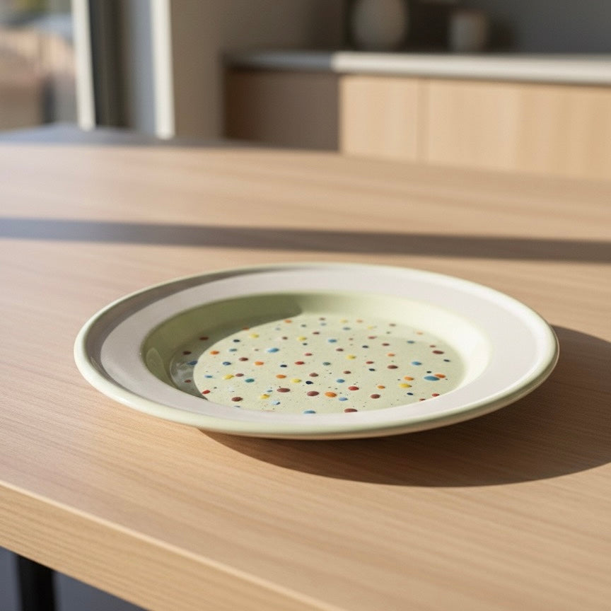 Pistachio Green Gems Dinner Plate 26cm